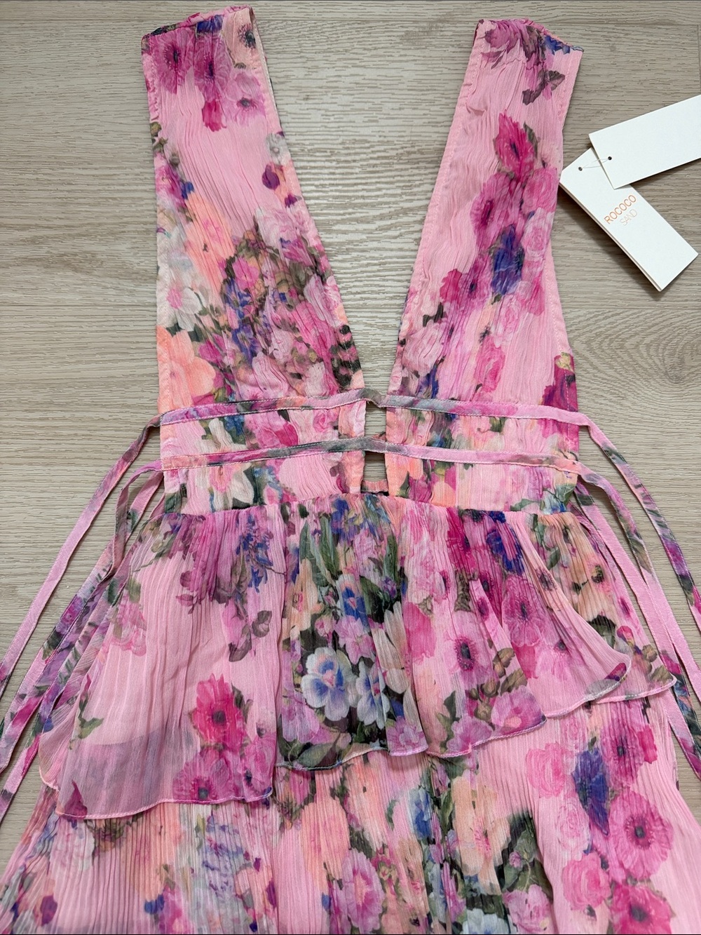 Rococo Sand Ruffle Mini Dress - Picture 8 of 12